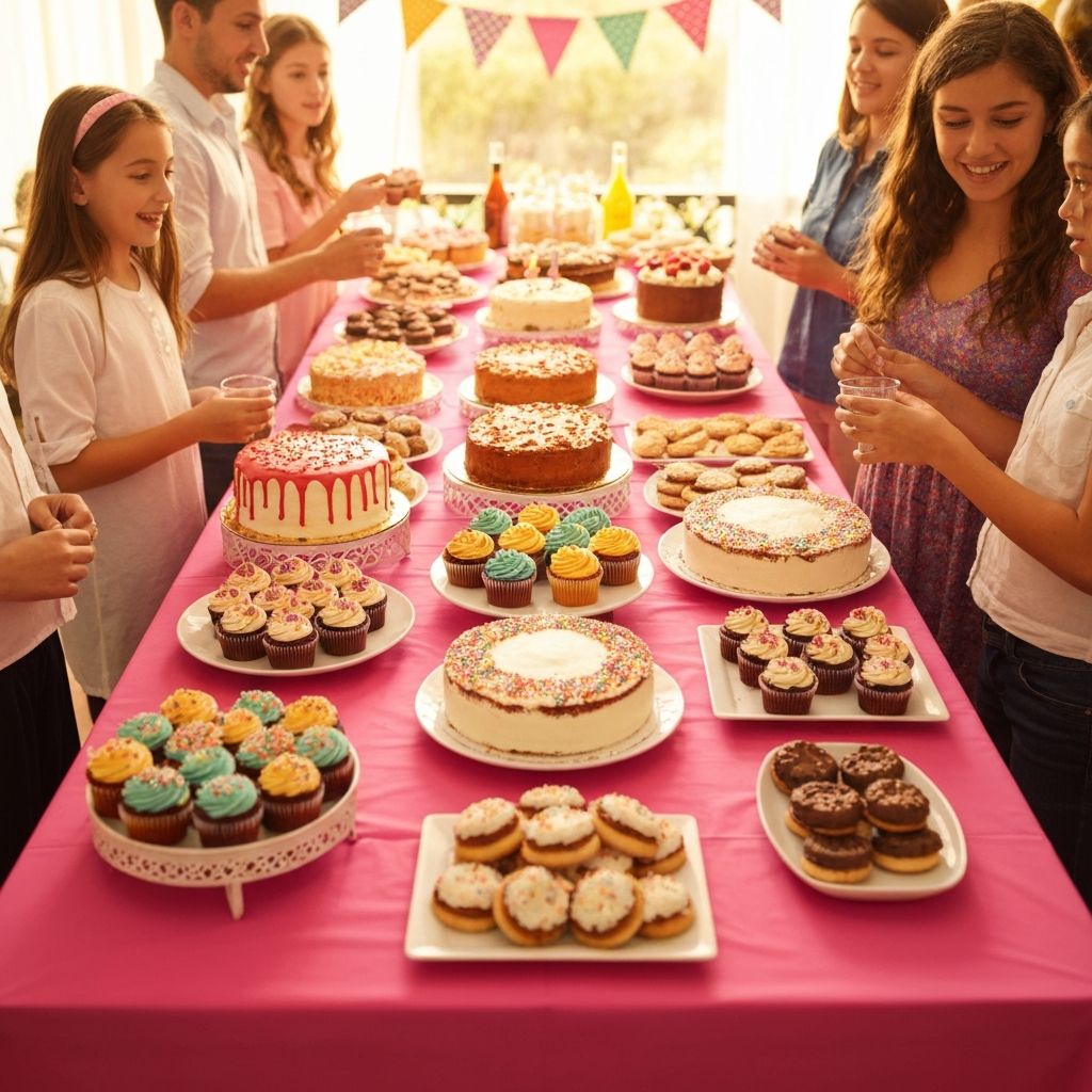 Mesa decorada para cumpleaños infantil en KukiPark Elche