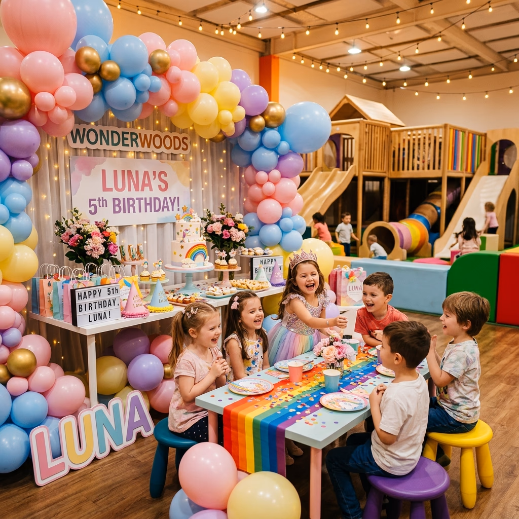 Cumpleaños infantil temático en KukiPark Elche — fiestas personalizadas